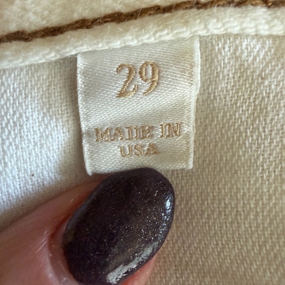 TWP Women's Pony Boy White Straight Leg Jeans - Picture 9 of 10